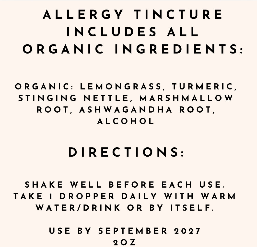 Adult Allergy Tincture